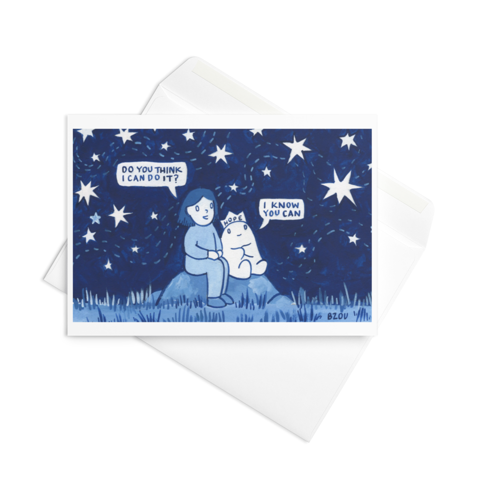 I Know You Can Greeting Card - Blank Inside